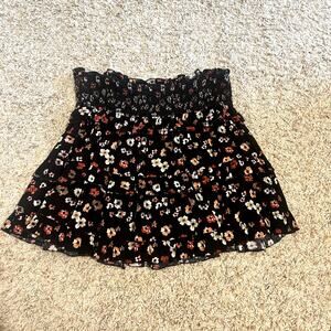 Floral Ruffle Skirt